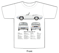 Lotus Elan S1 1963-64 T-shirt Front